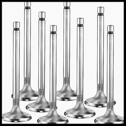 DART SBC CHEVY 1.60 + .100 LONG EXHAUST VALVES SET OF 8