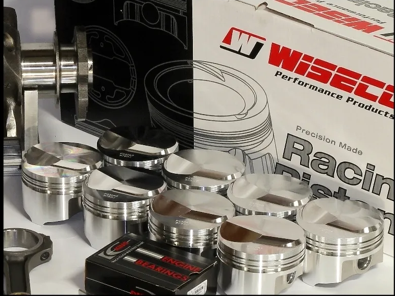 BBC CHEVY 496 WISECO FORGED PISTONS 4.310 060 OVER +30cc DOME KP442A6