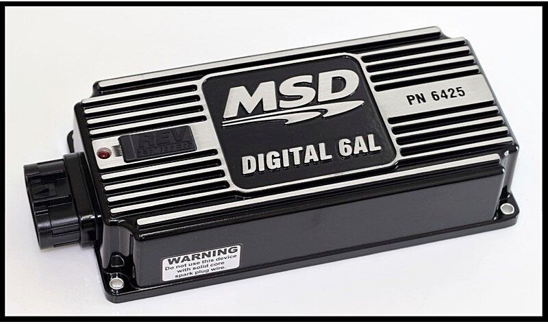 MSD 64253 CAPACITIVE DISCHARGE UNIT DIGITAL 6AL # 64253-BLACK