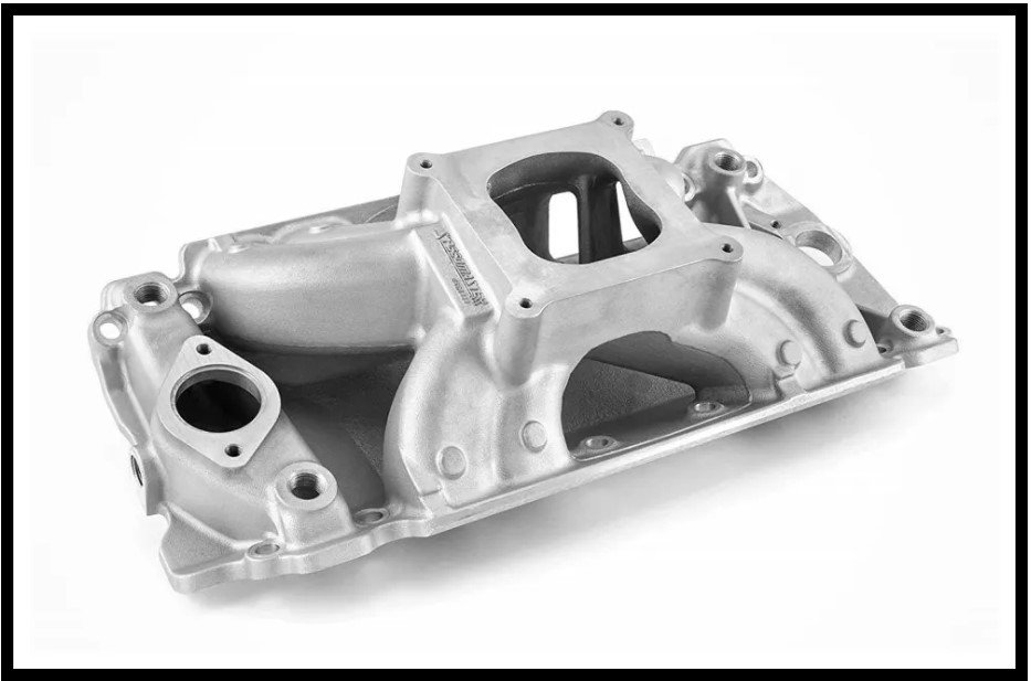 BBC Chevy Speedmaster HiRise Intake Manifold Single Plane Rect Port # 1-147-022