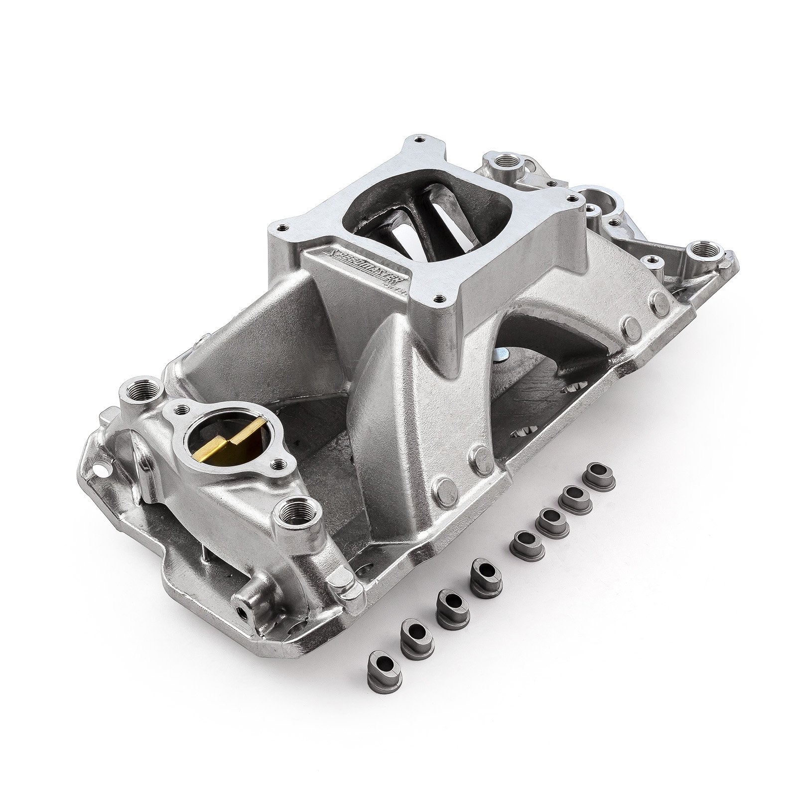 SBC - Hi-Rise Single-Plane Intake Manifold - Polished