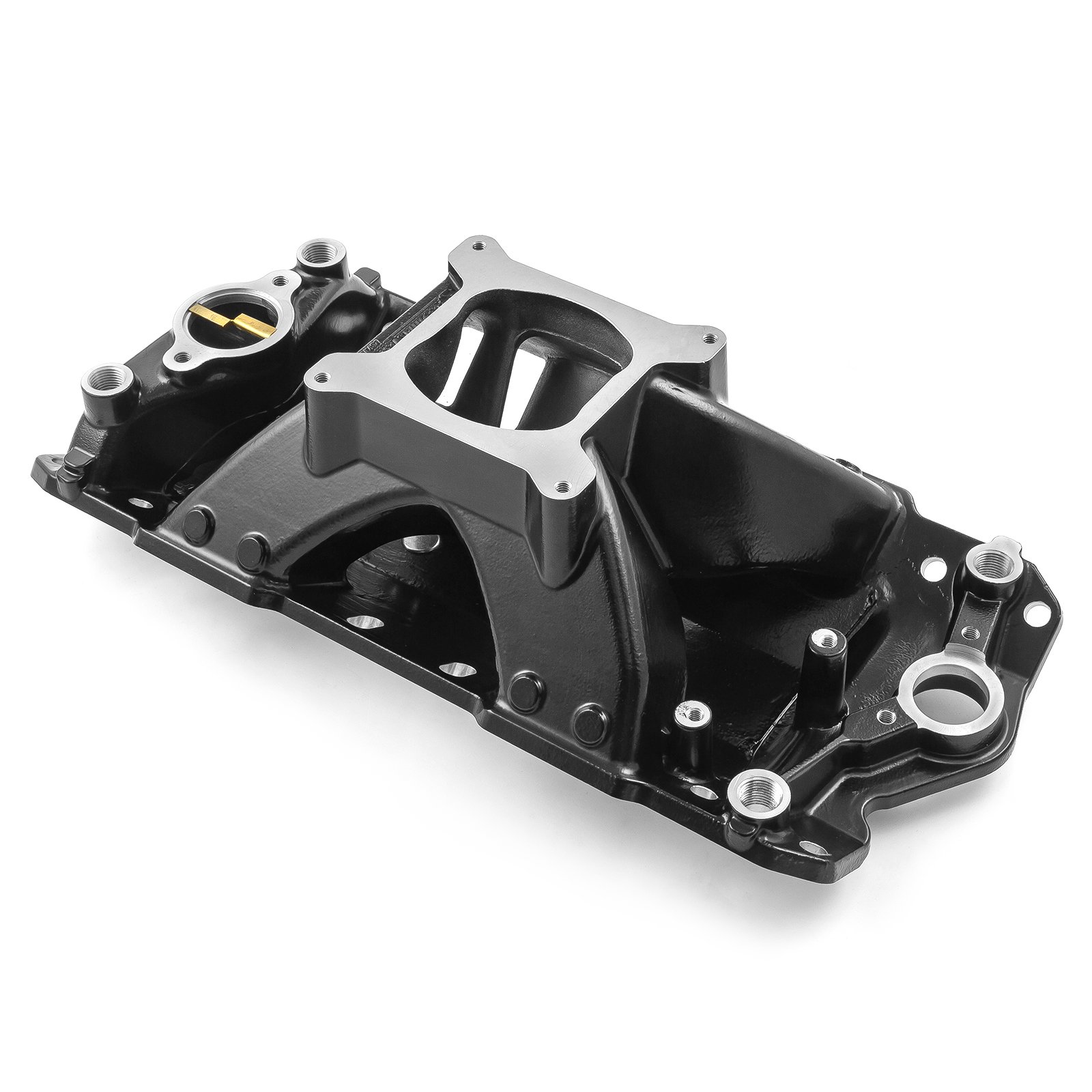 SBC - Hi-Rise Single Plane Intake Manifold - Black