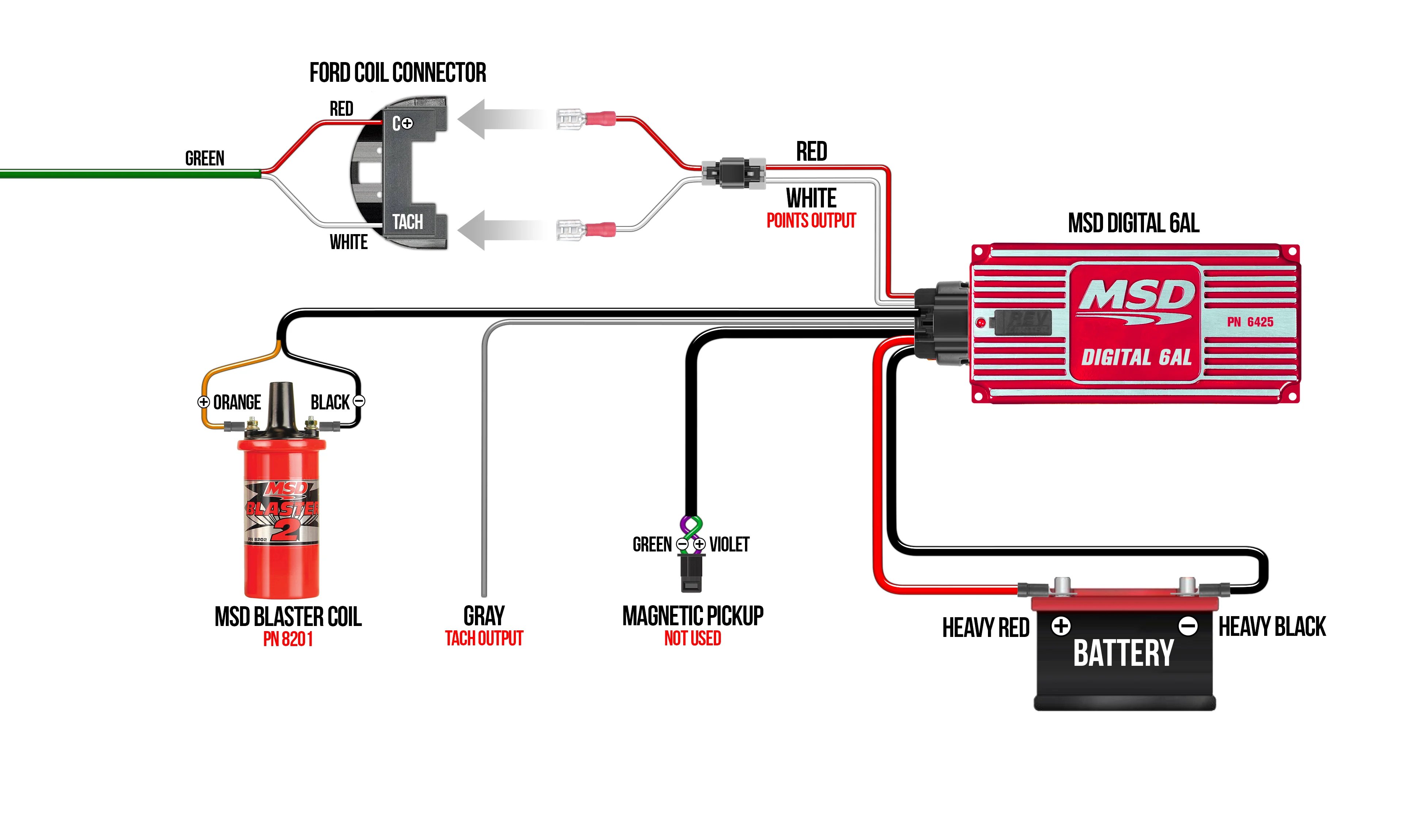 MSD DIGITAL 6AL Capacitive Discharge (CDI) UNIT