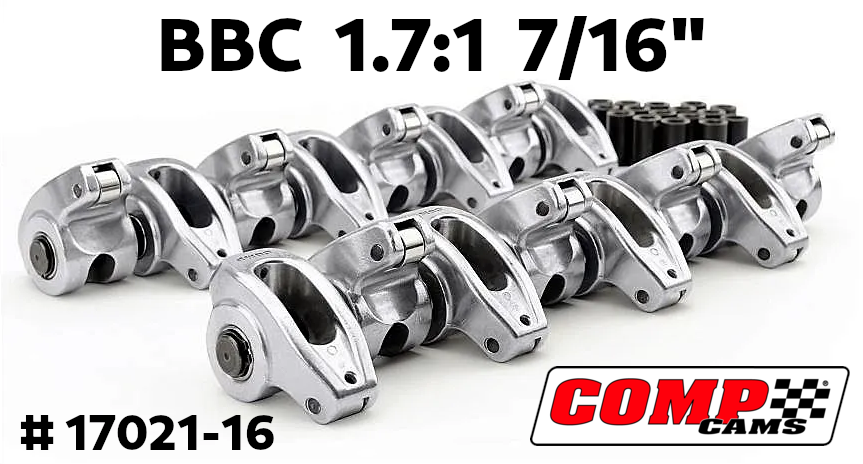 BBC - COMP Cams High Energy - 1.7 Ratio 7/16" - Roller Rockers