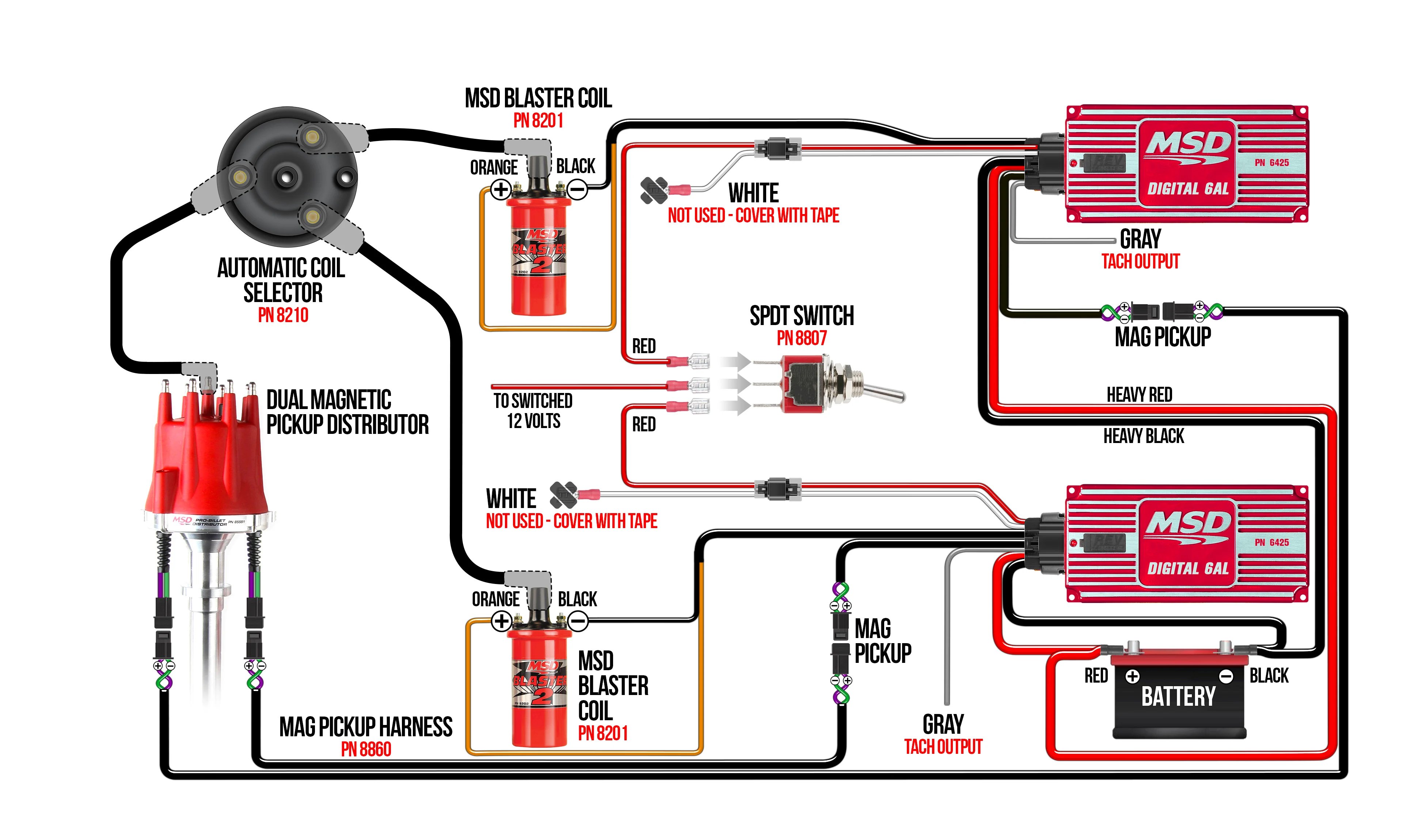 Red - MSD Digital 6AL CDI