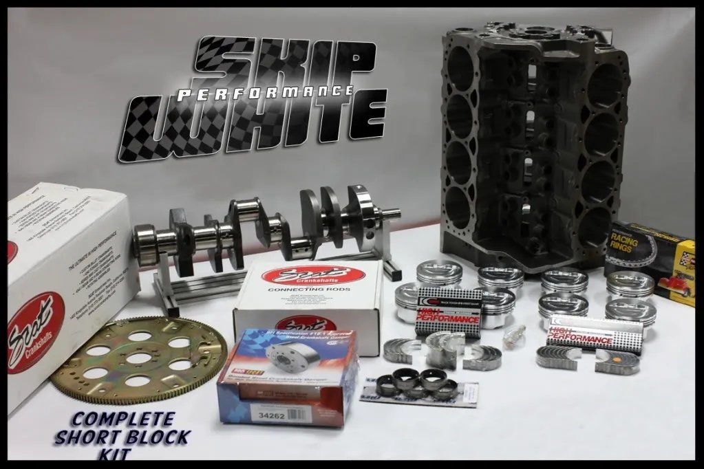 SBC 421 DART Short Block Kit - Forged Wiseco Pistons and Manley Forged Crank