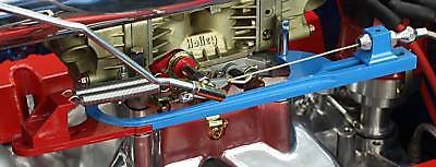 PRO COMP 3101 THROTTLE CABLE BRACKET FOR HOLLEY CARBURETOR # LONG BLUE-SHORT RED