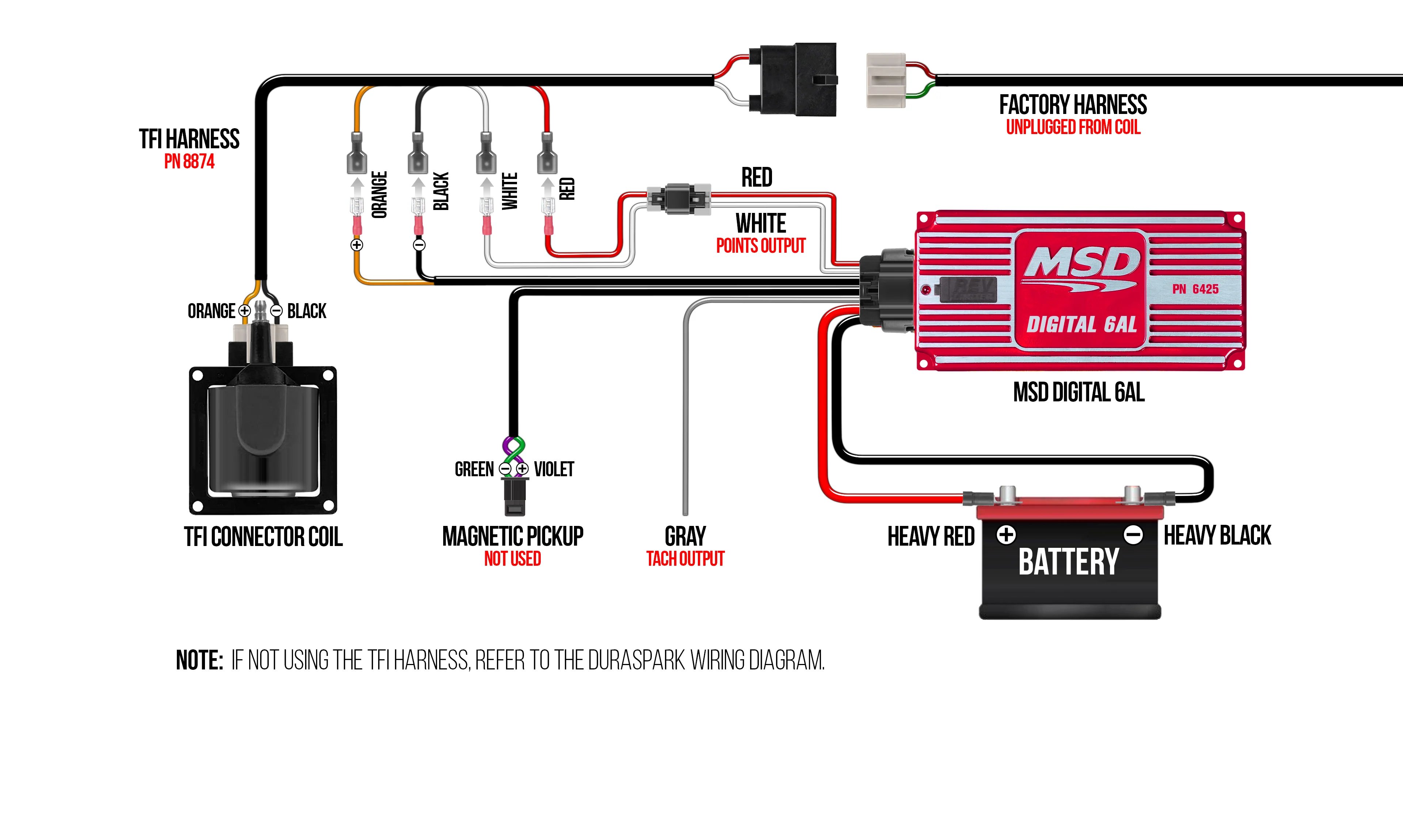 MSD DIGITAL 6AL Capacitive Discharge (CDI) UNIT