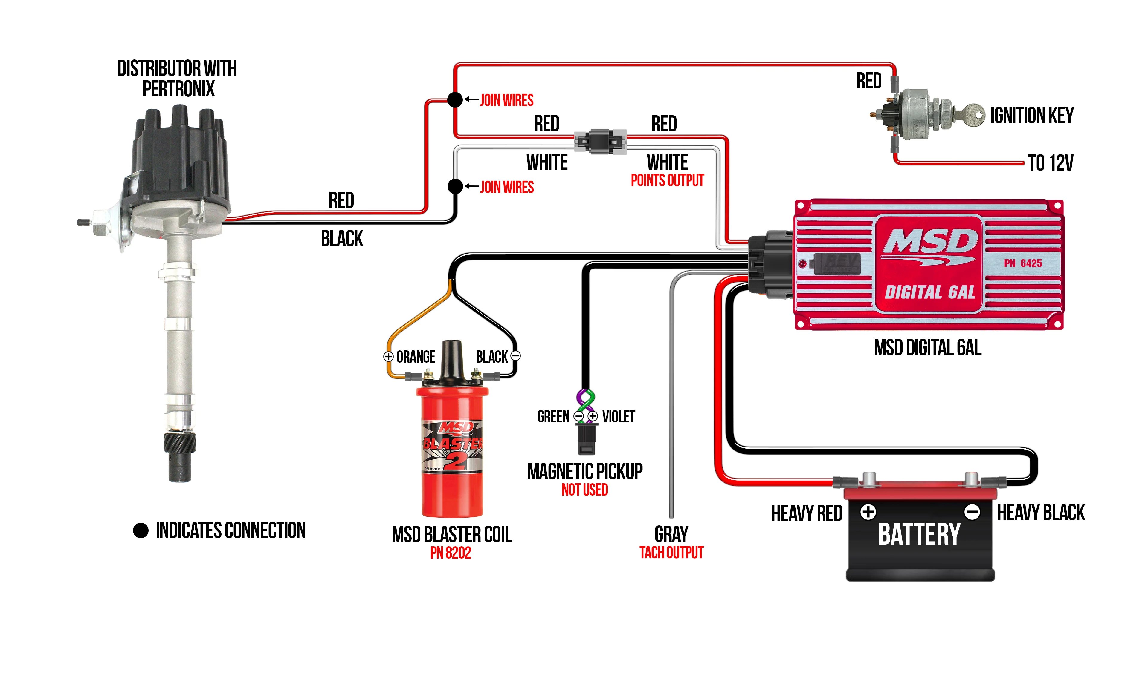 Red - MSD Digital 6AL CDI