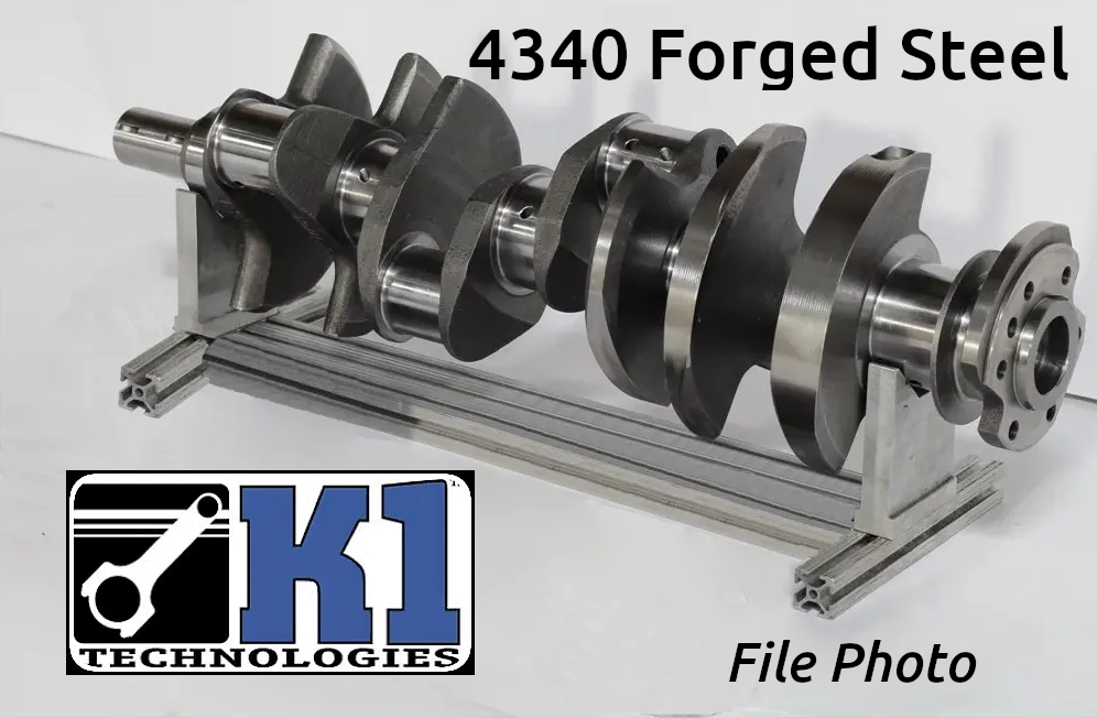 K1 Technologies 4.375" Stroke Forged Steel BBC Crankshaft