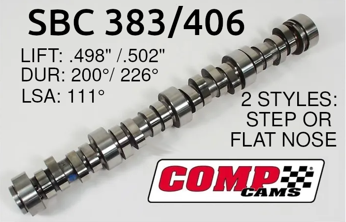 SBC 383/406 Comp Cams - .498"/.502" Lift 200°/226° Duration - OE Hydraulic Roller