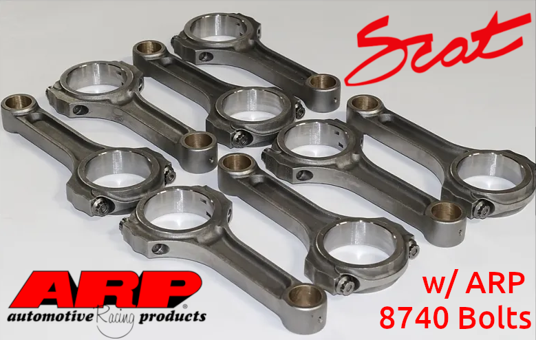 SBF 434 ROTATING ASSEMBLY -12cc DISH 4.155 BORE, K1 CRANK / SCAT Rods / Wiseco Forged Pistons