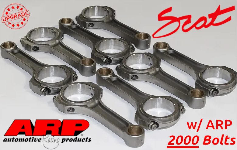 SBF 434 ROTATING ASSEMBLY -12cc DISH 4.155 BORE, K1 CRANK / SCAT Rods / Wiseco Forged Pistons