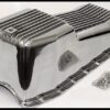SBC CHEVY ALUMINUM OIL PAN 2pc RMS 80-85 PASS SIDE DIPSTICK  # 8443-OP CLEARANCE