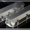 BBC BIG BLOCK CHEVY 396 454 496 FABRICATED TALL ALUMINUM VALVE COVERS 6248-SATIN
