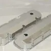 BBC BIG BLOCK CHEVY 396 454 496 FABRICATED TALL ALUMINUM VALVE COVERS 6248-SATIN - Image 3