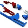 THROTTLE CABLE BRACKET FOR HOLLEY CARBURETOR # LONG BLUE-SHORT RED # PC3244M