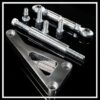 SBC CHEVY ALUMINUM ALTERNATOR BRACKET FITS SHORT WP POLISHED # 9102-P