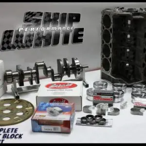 SB CHEVY 434 DART SHORT BLOCK FORGED-19.5cc DH 4.155 PISTONS MANLEY CRANK & RODS