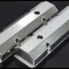 SBC FABRICATED TALL ALUMINUM VALVE COVERS w/ ACCESSORY HOLES , BPE-2303CA