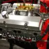 SBC FABRICATED TALL ALUMINUM VALVE COVERS w/ ACCESSORY HOLES , BPE-2303CA - Image 2