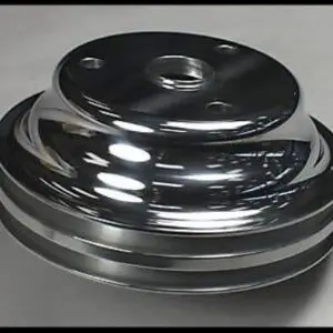 SBC CHEVY DOUBLE GROOVE LOWER CRANK PULLEY  LWP # 9485