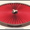 SUPER FLOW AIR CLEANER TOP WITH BLACK TRIM 14 INCH