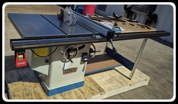 BAILEIGH INDUSTRIAL 12" TABLE SAW SINGLE PHASE 5HP 220 VOLT MODEL # TS-1248P-52